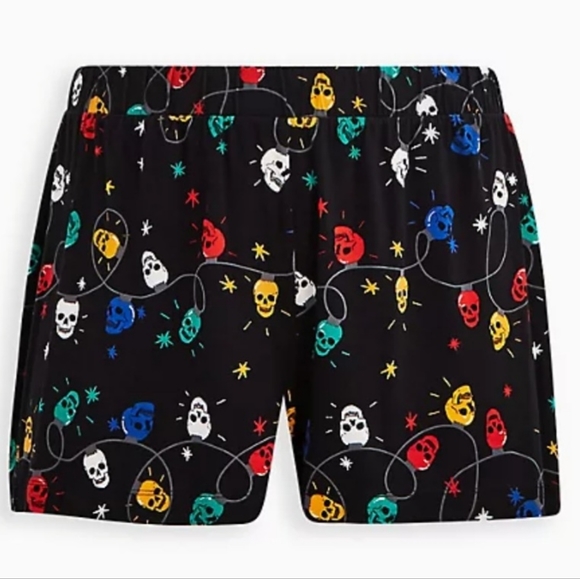 TORRID Skulls and Lights Pajama Sleep Set! NWT! - Picture 8 of 12